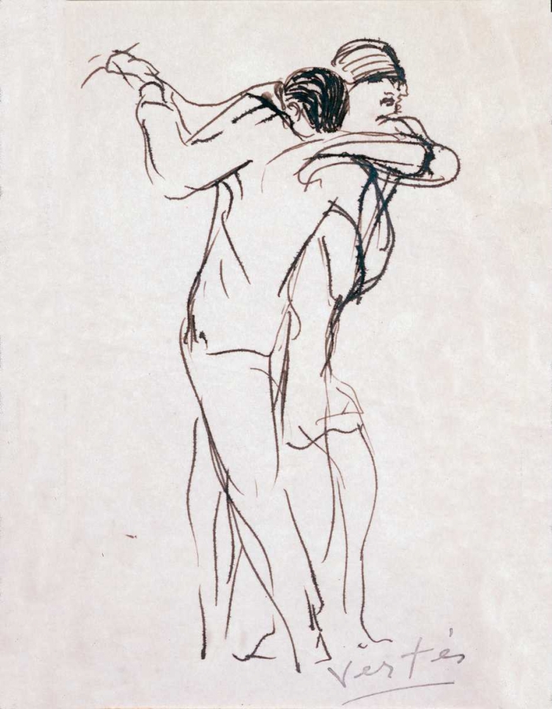 Dancers art print by Marcel Vertes for $57.95 CAD