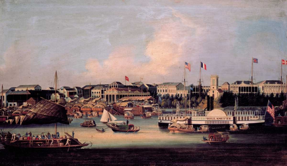 Paddle Steamer Wilamette, Canton art print by Chinese 1866 Anonymous for $57.95 CAD