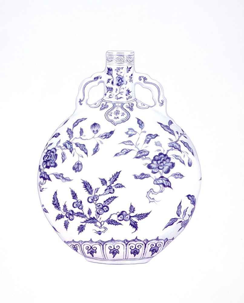 Flowering Moon Flask art print by Caroline Anderton for $57.95 CAD