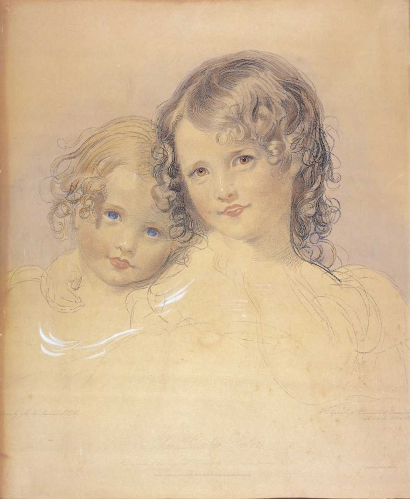 The Lovely Sisters art print by Thomas Lawrence for $57.95 CAD