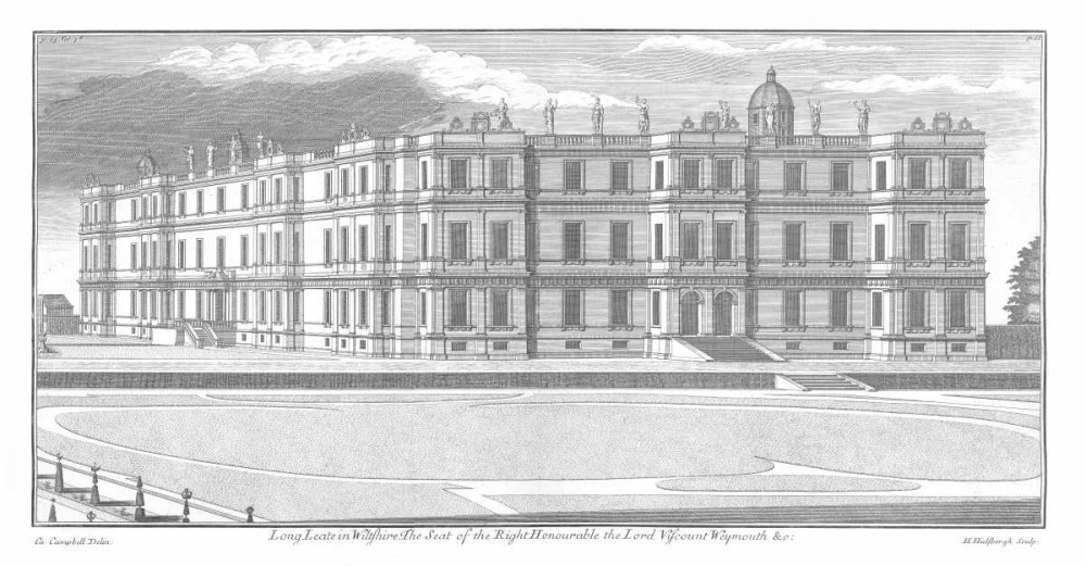 Longleat, Axonometric View art print by Colin Campbell for $57.95 CAD