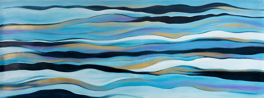 BLUE SWEEP art print by Atelier B Art Studio for $57.95 CAD