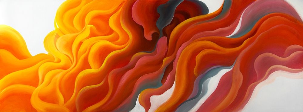 COLORFUL SMOKE art print by Atelier B Art Studio for $57.95 CAD