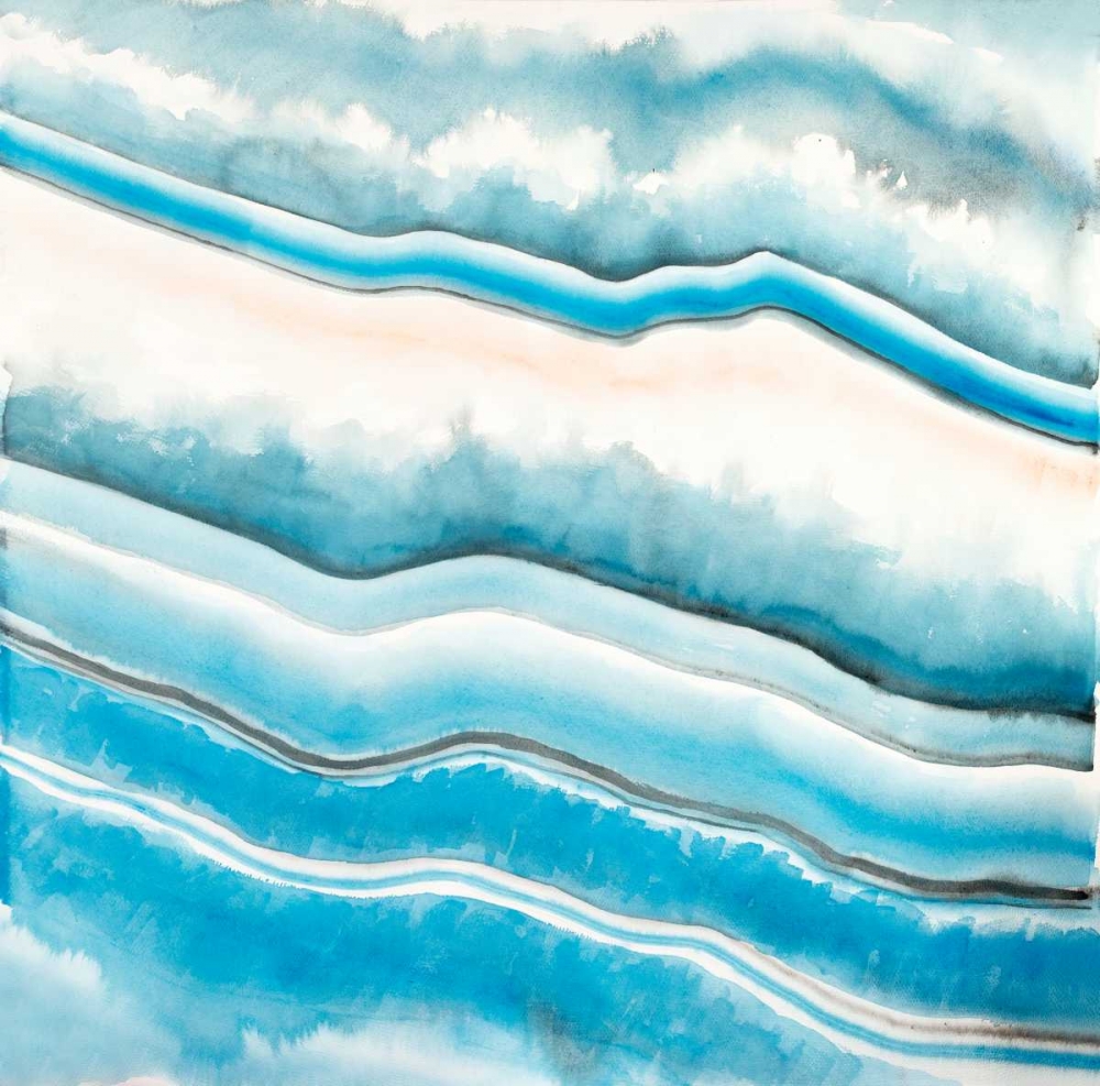 Textured geode art print by Atelier B Art Studio for $57.95 CAD