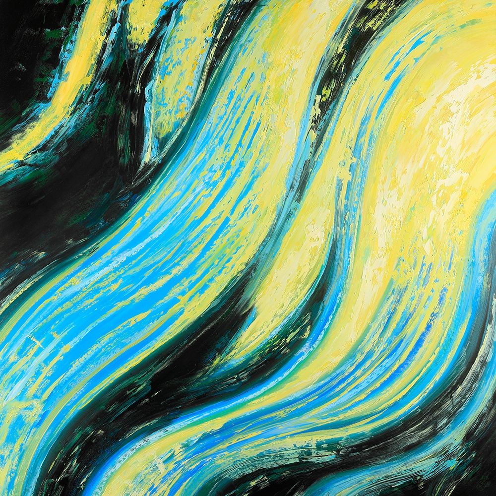 Wavy Magical Liquid art print by Atelier B Art Studio for $57.95 CAD