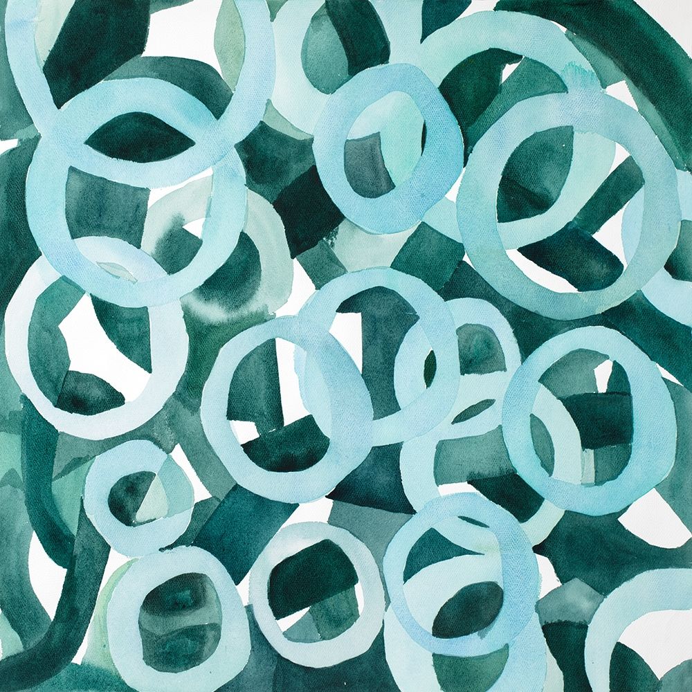 ABSTRACT RINGS art print by Atelier B Art Studio for $57.95 CAD