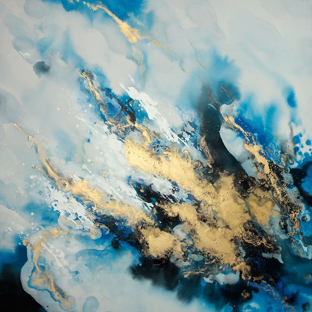 BLUE MARBLE art print by Atelier B Art Studio for $57.95 CAD