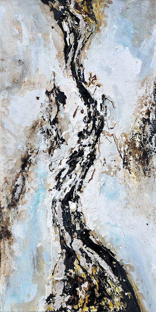 ABSTRACT AND TEXTURIZED PAINT SPLASH art print by Atelier B Art Studio for $57.95 CAD