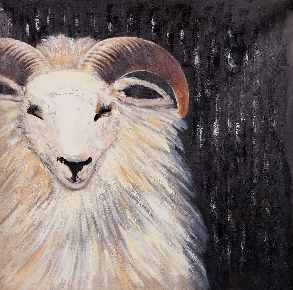 BUSHY RAM art print by Atelier B Art Studio for $57.95 CAD