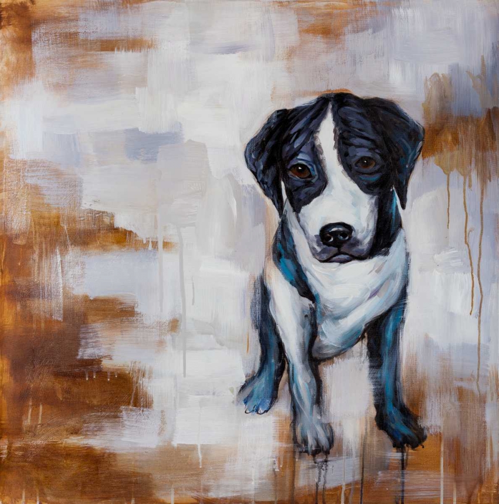 Sitting Dog art print by Atelier B Art Studio for $57.95 CAD