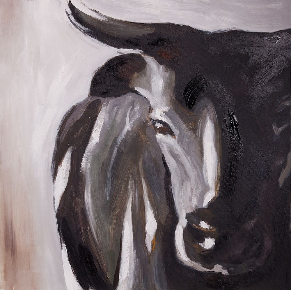 BULL HEAD CLOSEUP art print by Atelier B Art Studio for $57.95 CAD