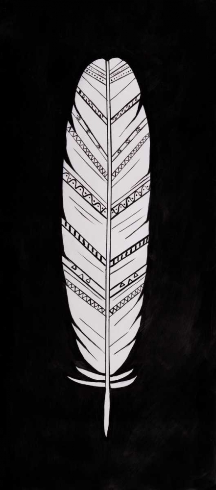 White Feather art print by Atelier B Art Studio for $57.95 CAD