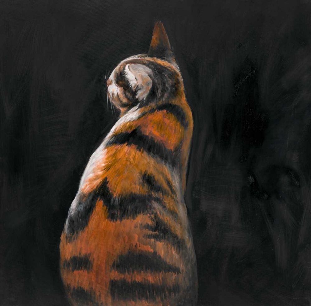 Cat Back View art print by Atelier B Art Studio for $57.95 CAD