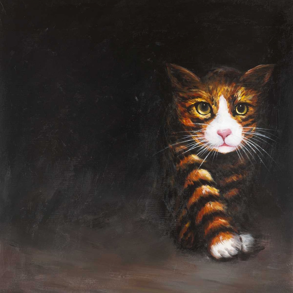 Discreet Cat art print by Atelier B Art Studio for $57.95 CAD
