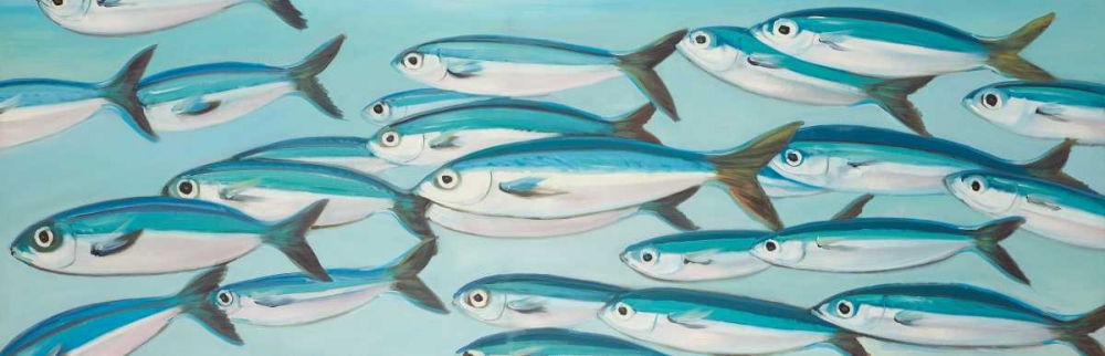 Small Fishs of Caesio Caerulaurea art print by Atelier B Art Studio for $57.95 CAD