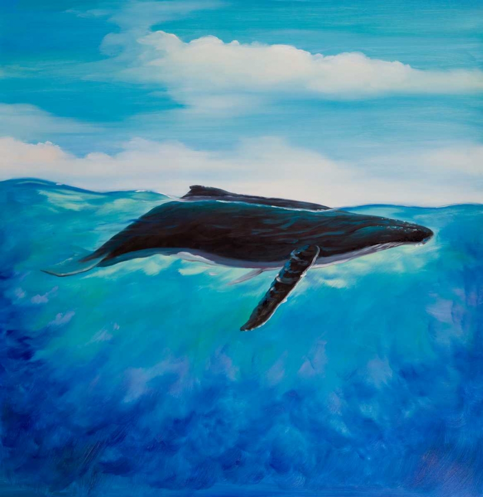 Blue Whale art print by Atelier B Art Studio for $57.95 CAD