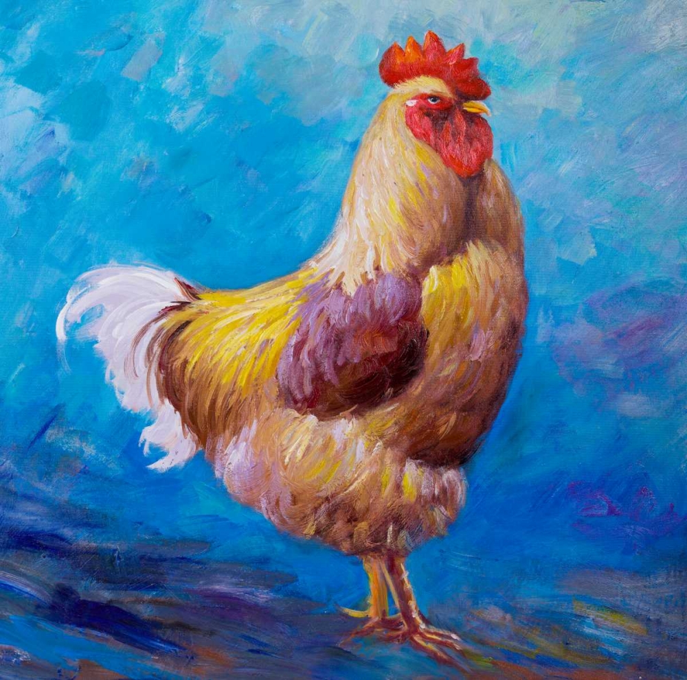 Beautiful Rooster art print by Atelier B Art Studio for $57.95 CAD