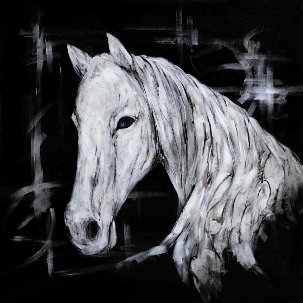Abstract Horse Profile View art print by Atelier B Art Studio for $57.95 CAD