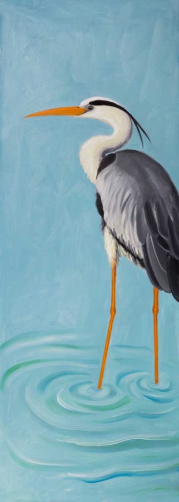 Grey Heron art print by Atelier B Art Studio for $57.95 CAD