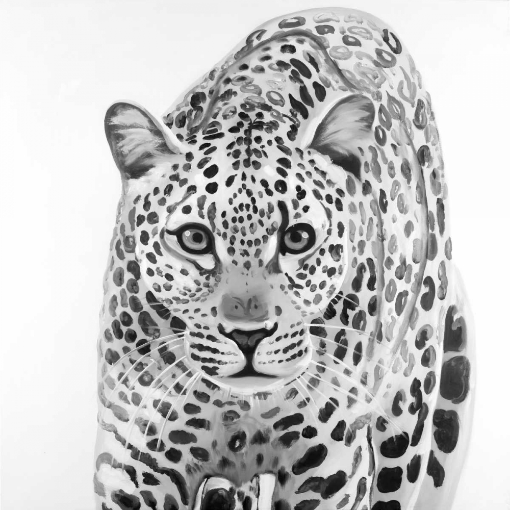 Leopard Ready to Attack art print by Atelier B Art Studio for $57.95 CAD