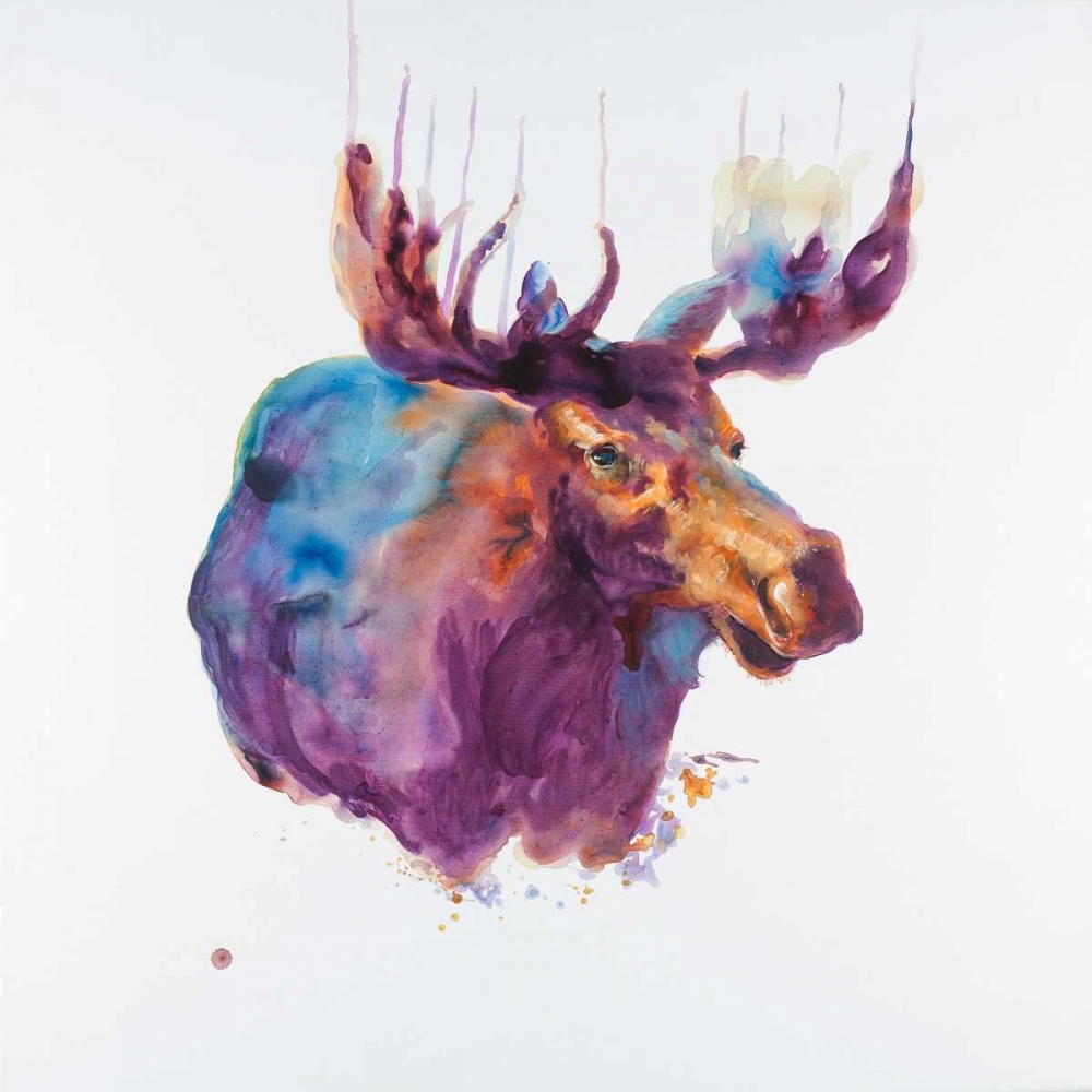 Abstract Moose art print by Atelier B Art Studio for $57.95 CAD