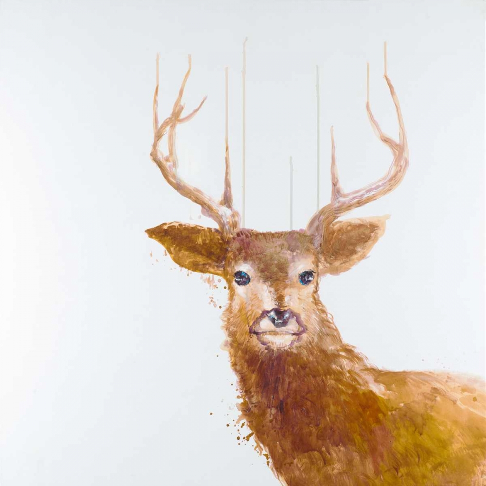 Abstract Deer art print by Atelier B Art Studio for $57.95 CAD