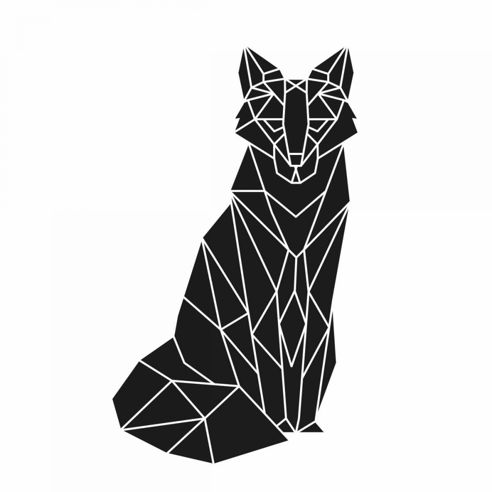 Geographic Fox art print by Atelier B Art Studio for $57.95 CAD