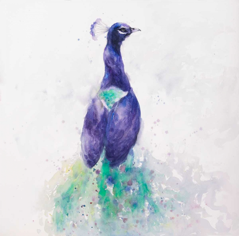 Graceful Peacock art print by Atelier B Art Studio for $57.95 CAD