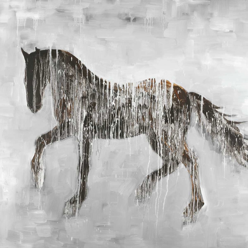 Horse Brown Silhouette art print by Atelier B Art Studio for $57.95 CAD
