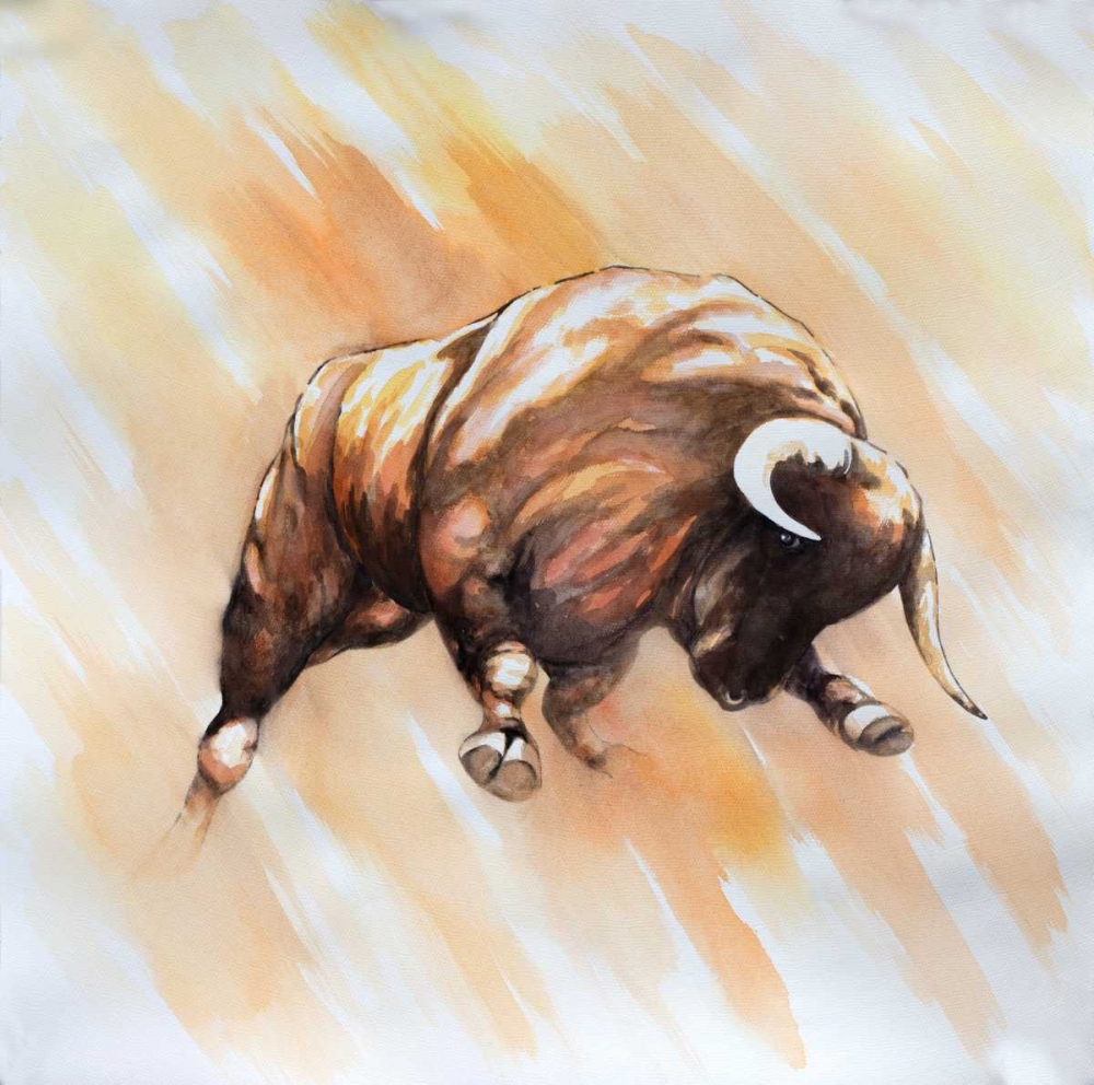 Bull to Attack art print by Atelier B Art Studio for $57.95 CAD