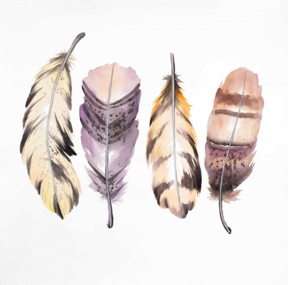 Small Delicate Feathers art print by Atelier B Art Studio for $57.95 CAD