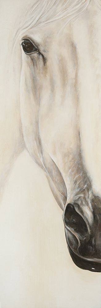 Half Portrait of a Peaceful Horse art print by Atelier B Art Studio for $57.95 CAD