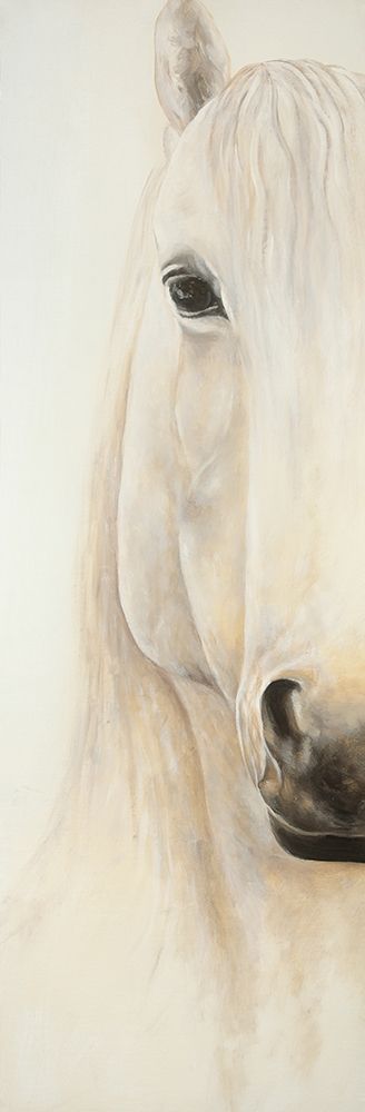 Half Portrait of a Smiling Horse art print by Atelier B Art Studio for $57.95 CAD