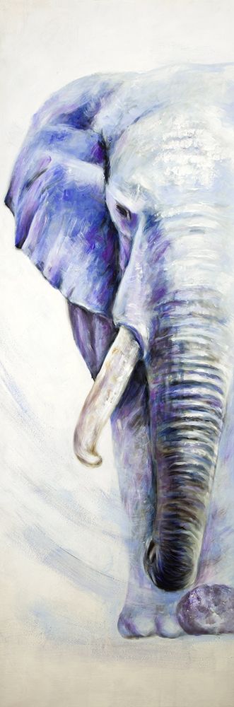 HALF HEAD COLORFUL ELEPHANT art print by Atelier B Art Studio for $57.95 CAD