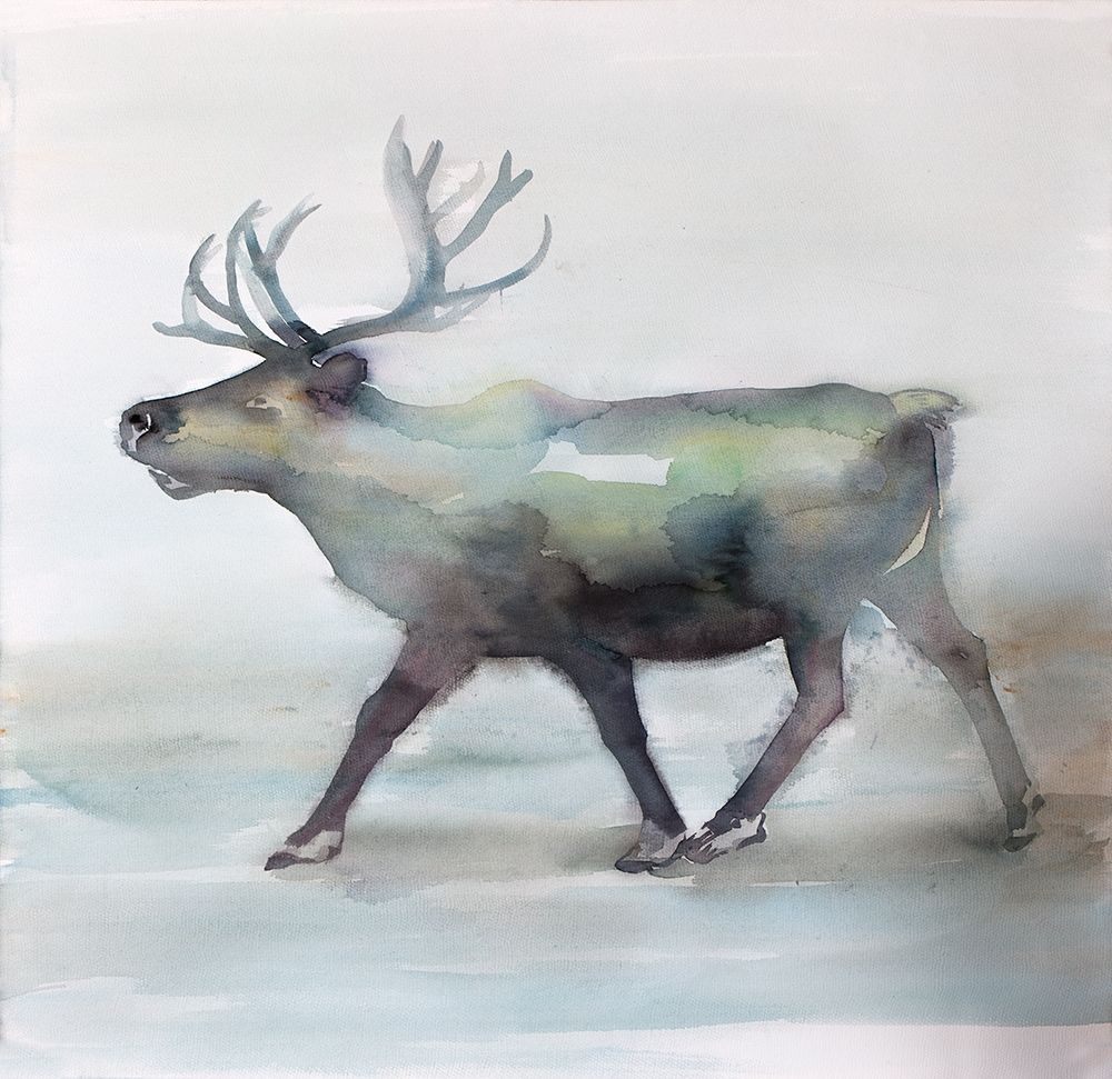 CARIBOU art print by Atelier B Art Studio for $57.95 CAD