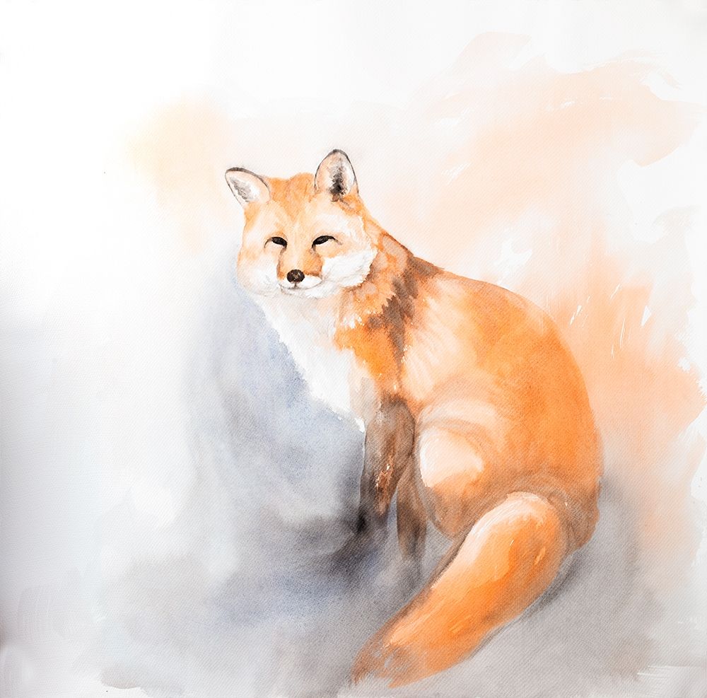 WATERCOLOR FOX art print by Atelier B Art Studio for $57.95 CAD