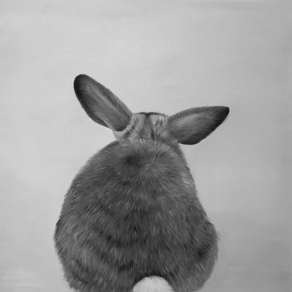 LITTLE RABBIT FROM BEHIND art print by Atelier B Art Studio for $57.95 CAD