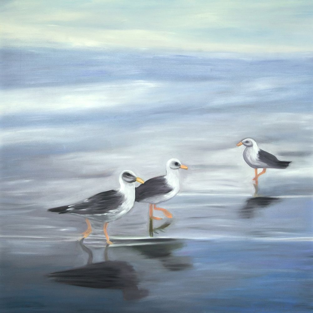THREE GULLS art print by Atelier B Art Studio for $57.95 CAD