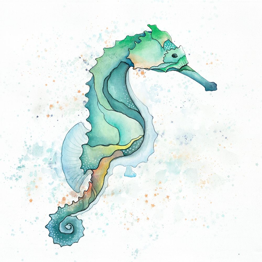 SEA HORSE art print by Atelier B Art Studio for $57.95 CAD
