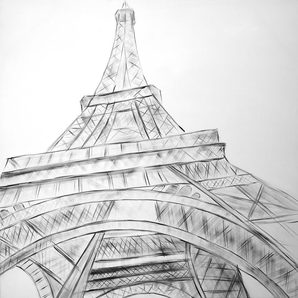 EIFFEL TOWER SKETCH art print by Atelier B Art Studio for $57.95 CAD