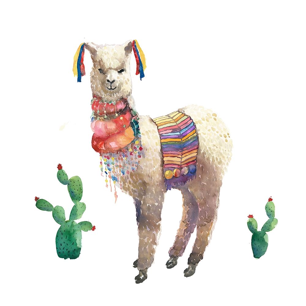 LAMA PARADE art print by Atelier B Art Studio for $57.95 CAD