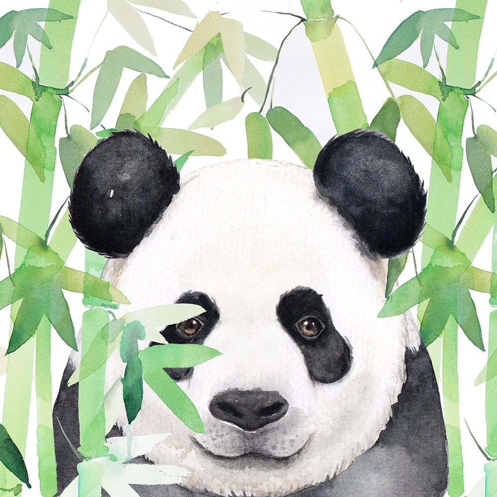 HIDDEN PANDA IN BAMBOO art print by Atelier B Art Studio for $57.95 CAD