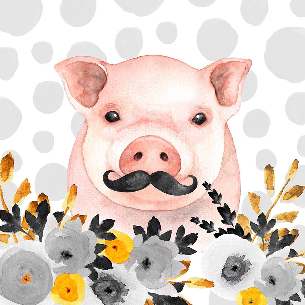 LITTLE DISGUISED PIG art print by Atelier B Art Studio for $57.95 CAD
