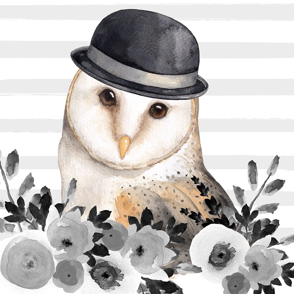 OWL DETECTIVE art print by Atelier B Art Studio for $57.95 CAD