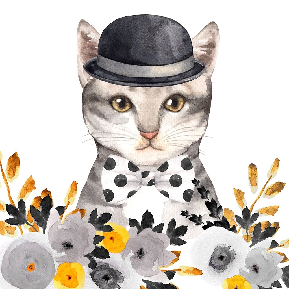 CHIC CAT art print by Atelier B Art Studio for $57.95 CAD