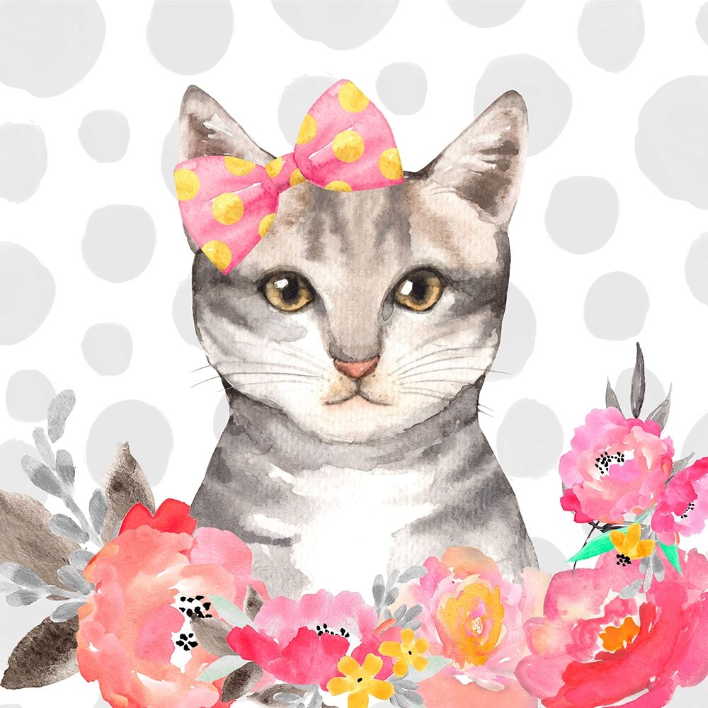 CHARMING CAT art print by Atelier B Art Studio for $57.95 CAD