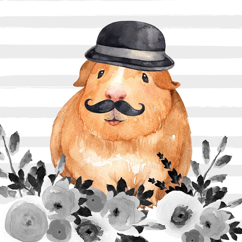 GUINEA PIG DETECTIVE art print by Atelier B Art Studio for $57.95 CAD