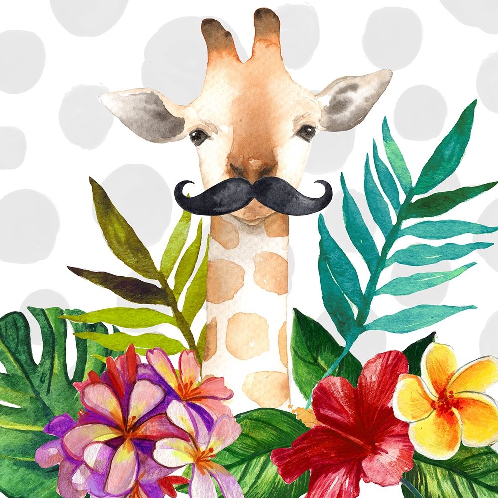 EXOTIC GIRAFFE art print by Atelier B Art Studio for $57.95 CAD