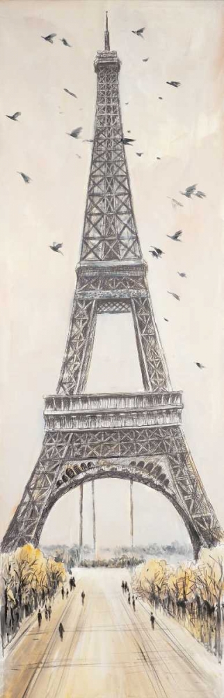 Eiffel Tower in Paris art print by Atelier B Art Studio for $57.95 CAD