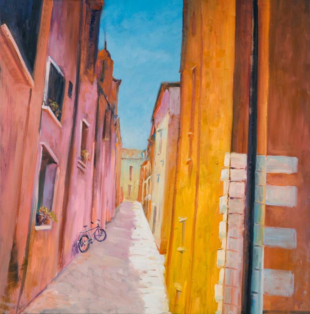 Colorful Houses on the Streets of Collioure art print by Atelier B Art Studio for $57.95 CAD